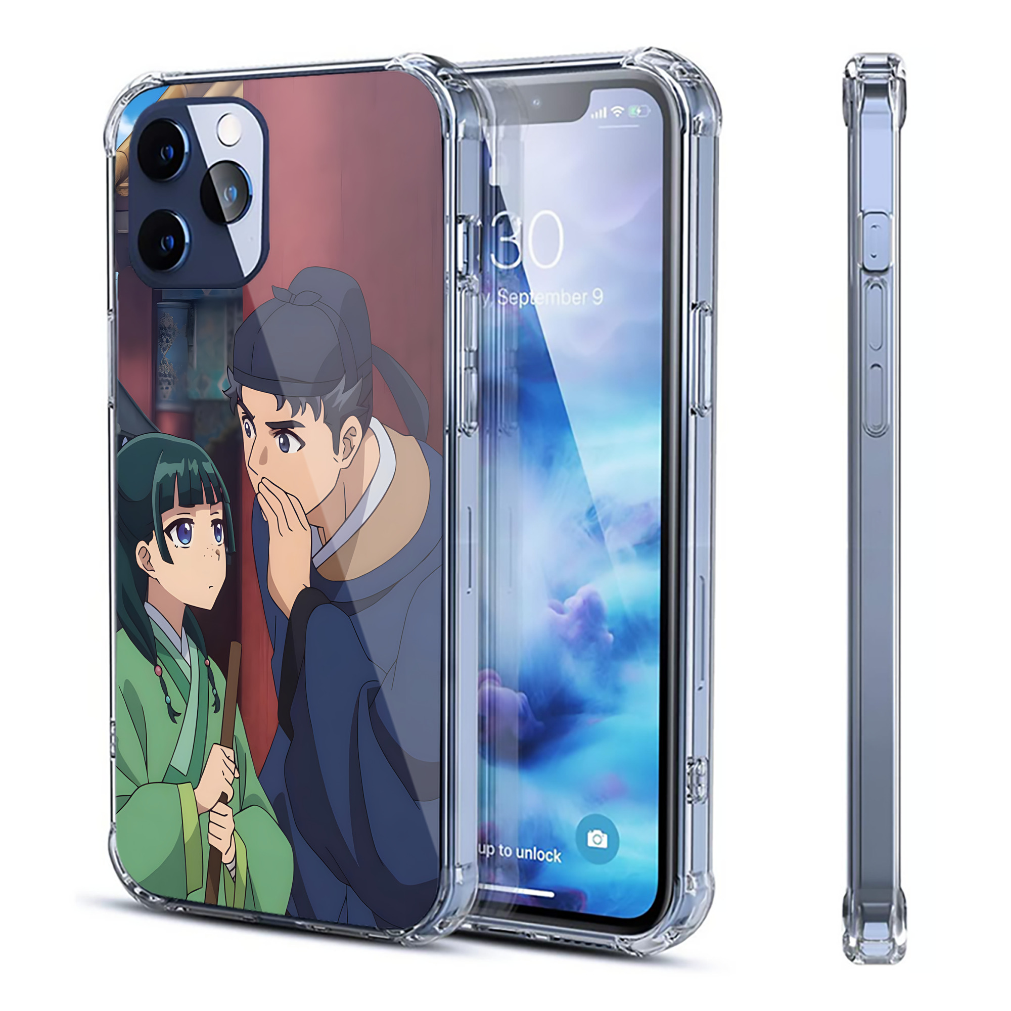 （画像用） 薬屋のひとりごと The Apothecary Diaries 【iPhone 12シリーズ対応】透明スマホケース（クリアソフトケース）